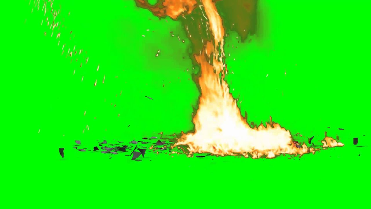 hand grenade flies and exploded - COD  green screen effects - free use