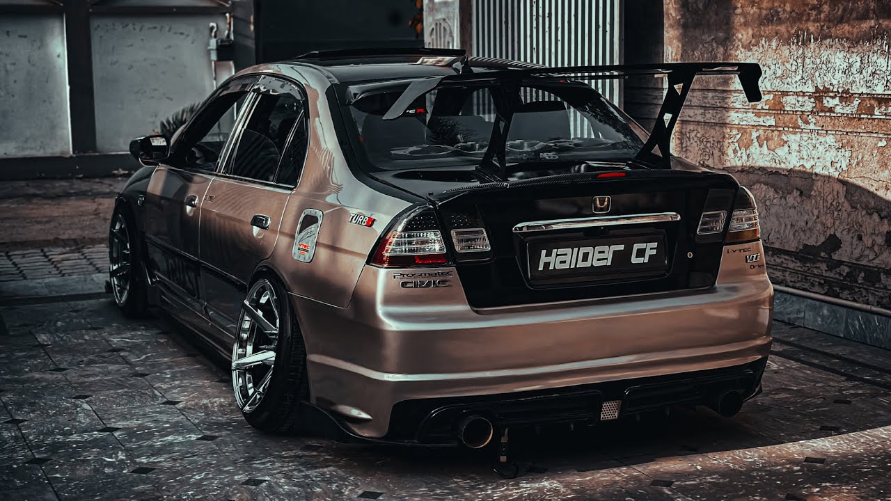 21 years old Honda Civic Fully Modified 😍 || Camber wheels 😱 || Part-2