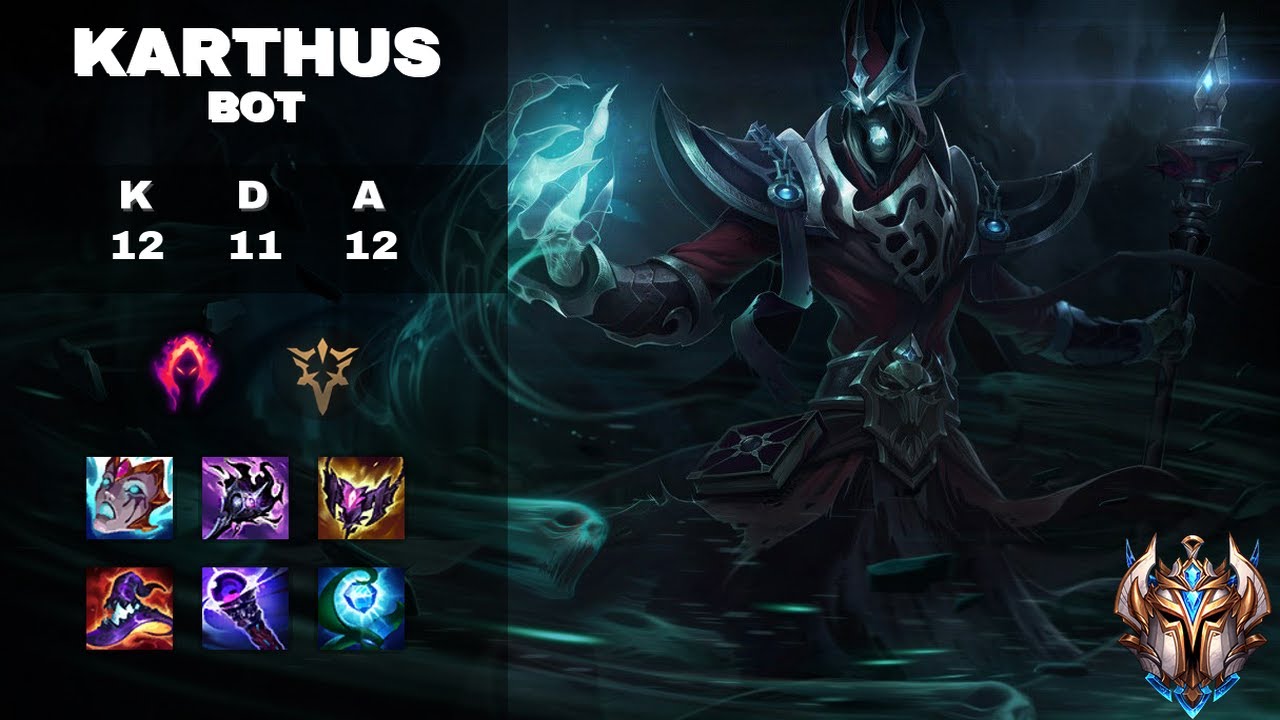 Bot Karthus vs Jhin - Challenger League of Legends Replay