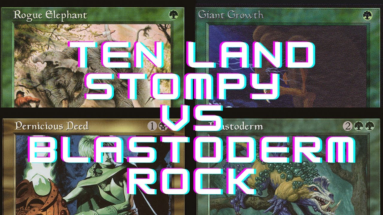 10 Land Stompy vs Blasto Rock | PREMODERN MTG GAMEPLAY | Impulse Plays