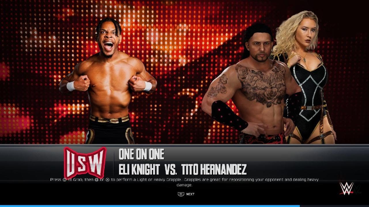Eli Knight Vs Tito Hernandez(USW)