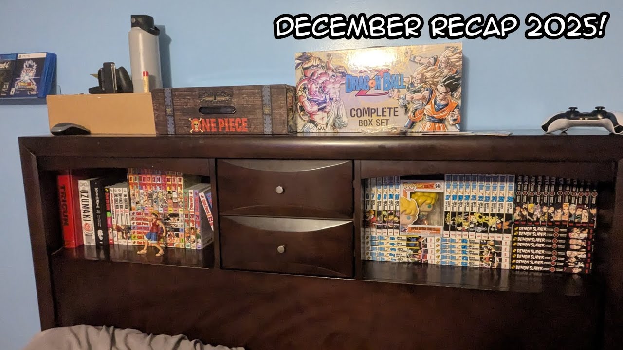 December 2025 Manga Shelving and New Manga Recap!