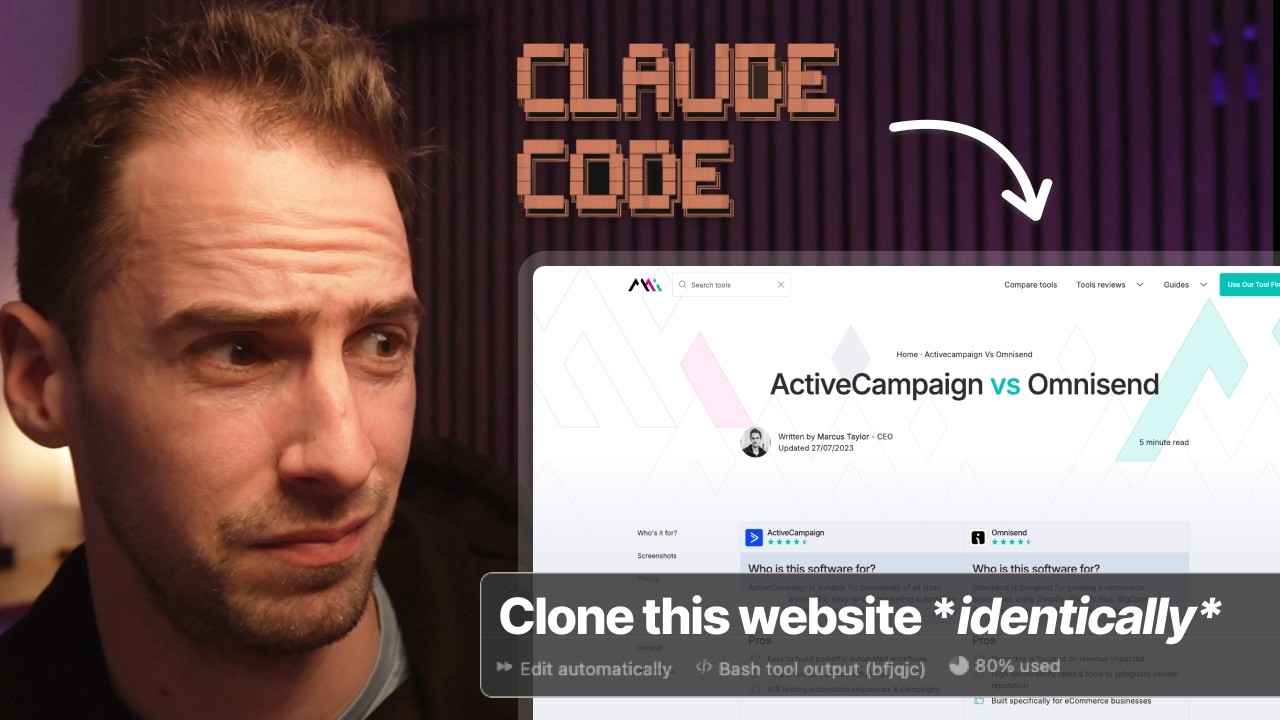 I asked Claude Code to CLONE a 500-page website