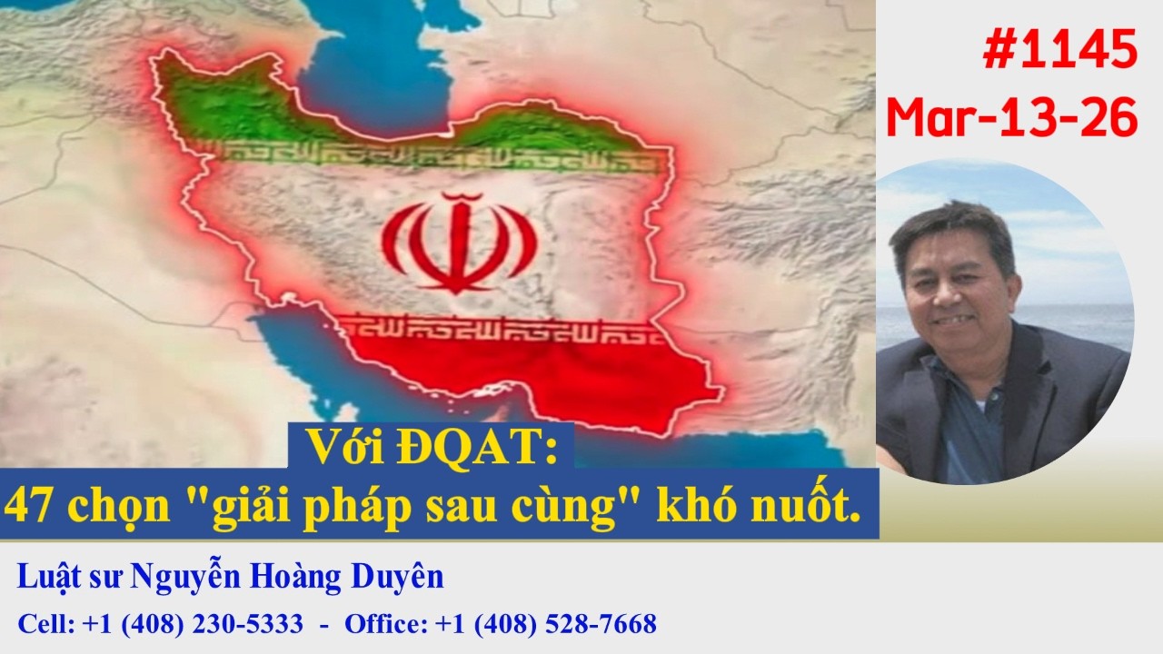 LS NHDuyên - DGCB#1145 - Với ĐQAT: TT 47 chọn 