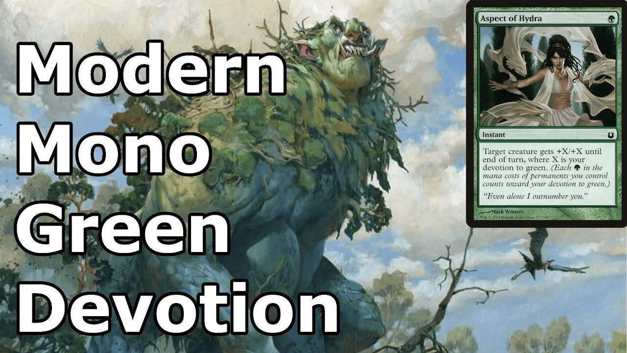 Modern Mono Green Old-Growth Troll Devotion (Modern with Kamigawa NEO)