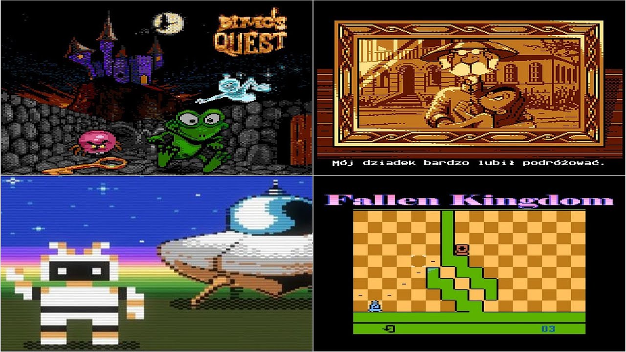 Borsuk Retro Gry TV: ATARI XL/XE - Nowożytne Gry Logiczne i Zręcznościowo Logiczne (Lata 2000+)