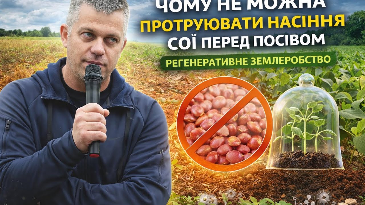 Чому не можна протруювати сою,Вадим Дробітько ділиться досвідом вирощування сої на півдні України 4K