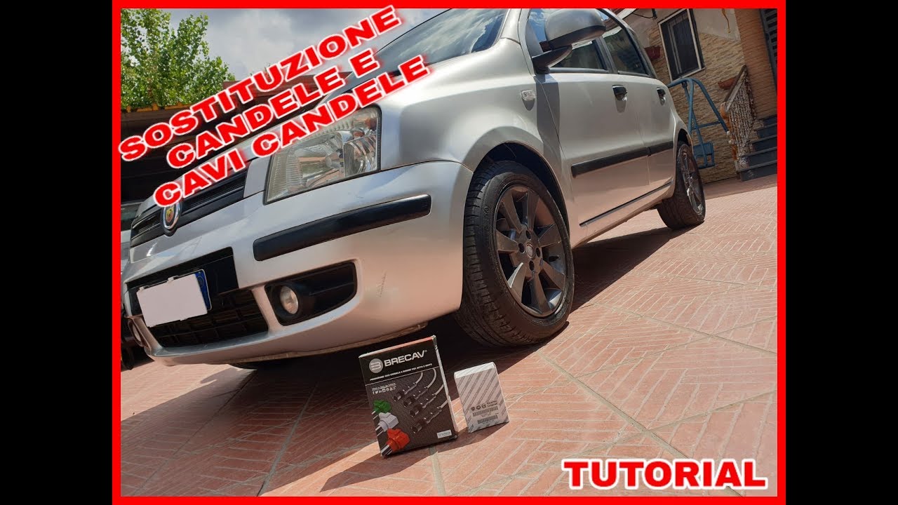 FIAT PANDA 169  - SOSTITUZIONE CANDELE E CAVI CANDELE