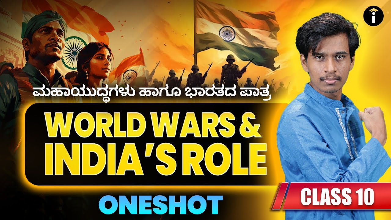 World Wars & India's Role | SSLC Social Science One-Shot | Parikshe 🗺️⚔️
