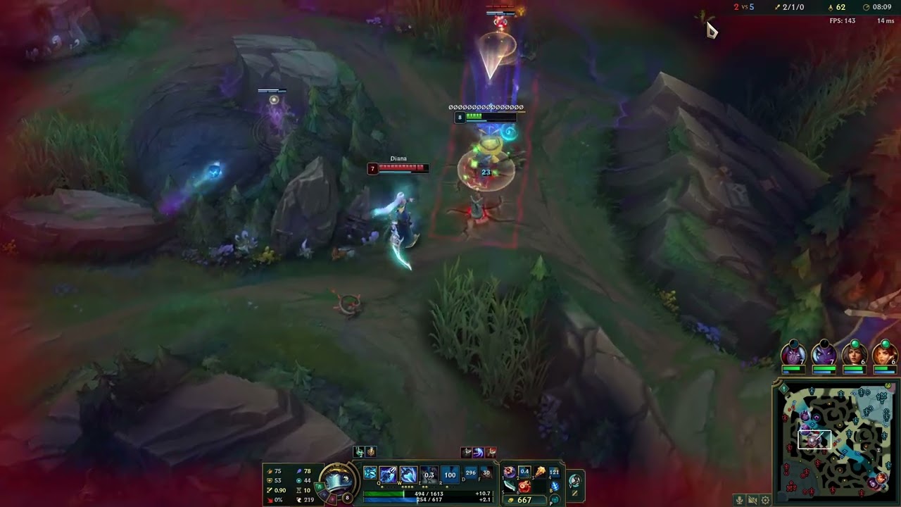G2 Fizz vs Diana Win KDA 8/3/1 2/10/26