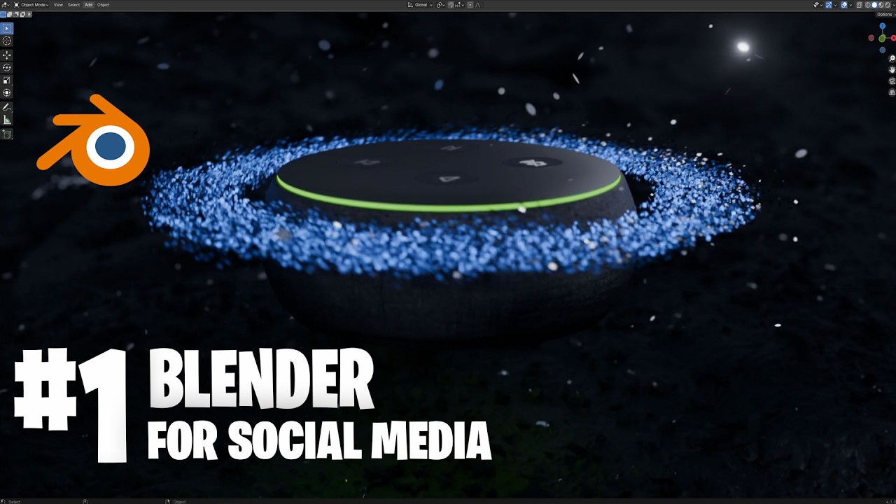 Full Master class: Making a speeker ad in blender