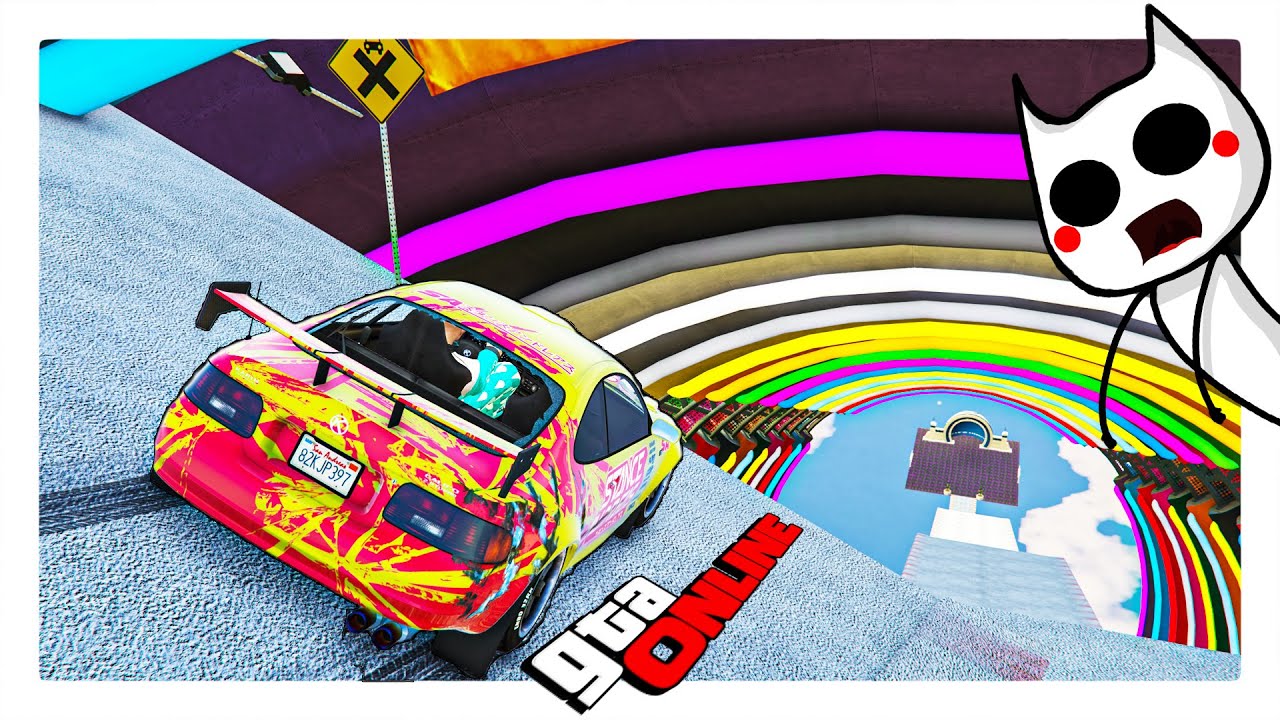 СПУСК С ВЕТРЯКАМИ И ЛЕДЯНЫМИ ПЛАТФОРМАМИ (ГТА 5 ОНЛАЙН, GTA ONLINE)