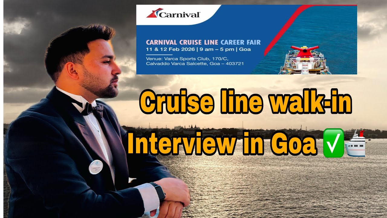CRUISE SHIP JOB WALK IN INTERVIEWS | APPLY FOR CRUISE SHIP JOB FROM INDIA |