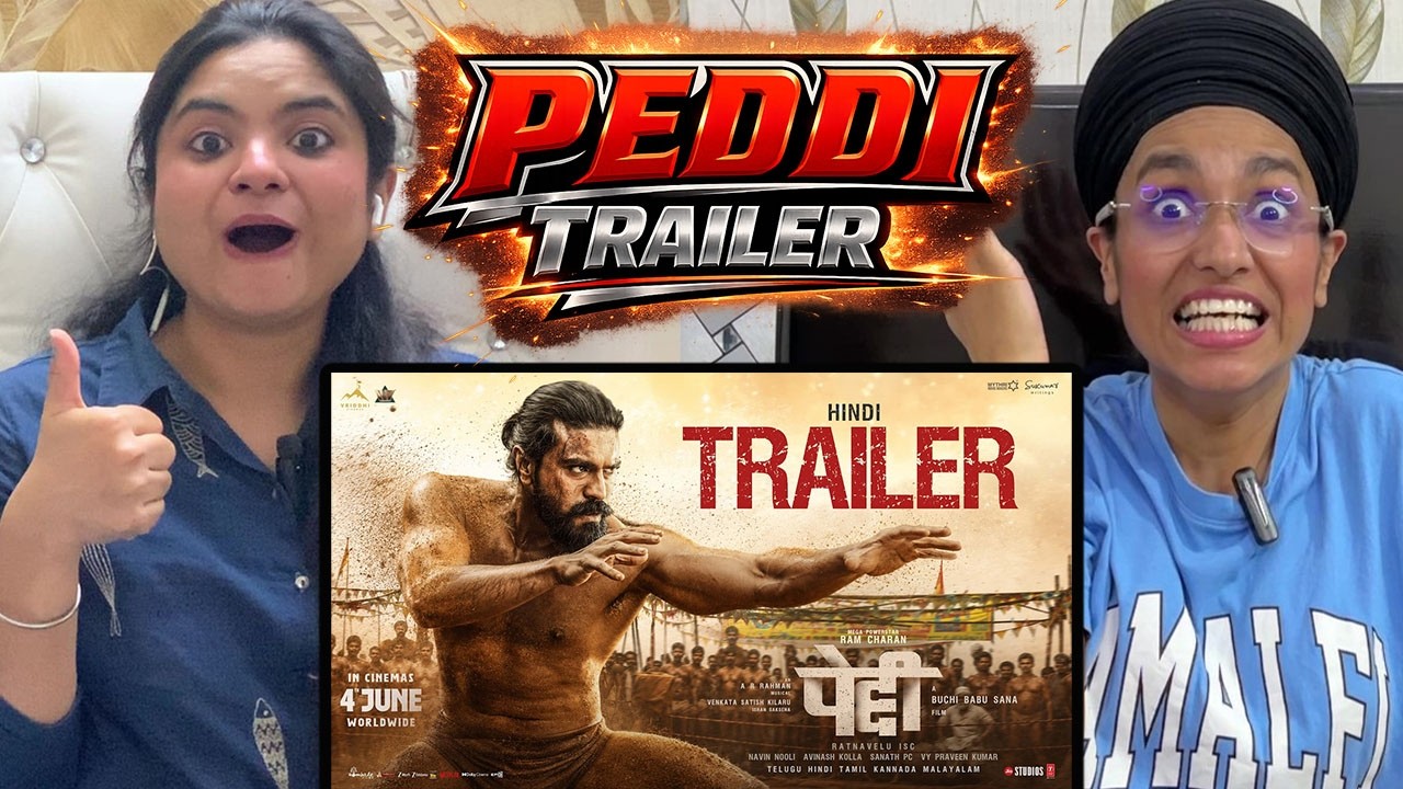 Peddi Trailer REACTION | Ram Charan | Janhvi Kapoor | A R Rahman | Buchi Babu Sana