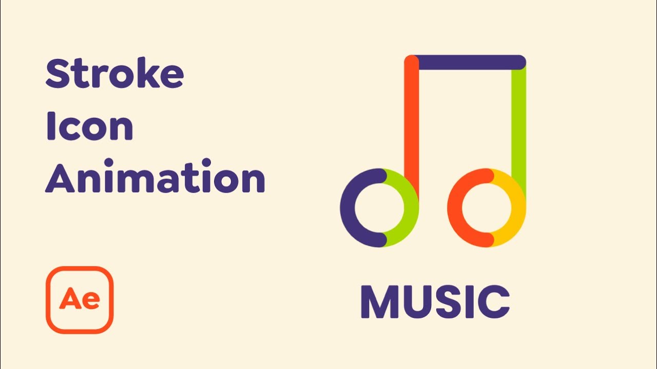 Stroke Icon Animation [After Effects Tutorial]