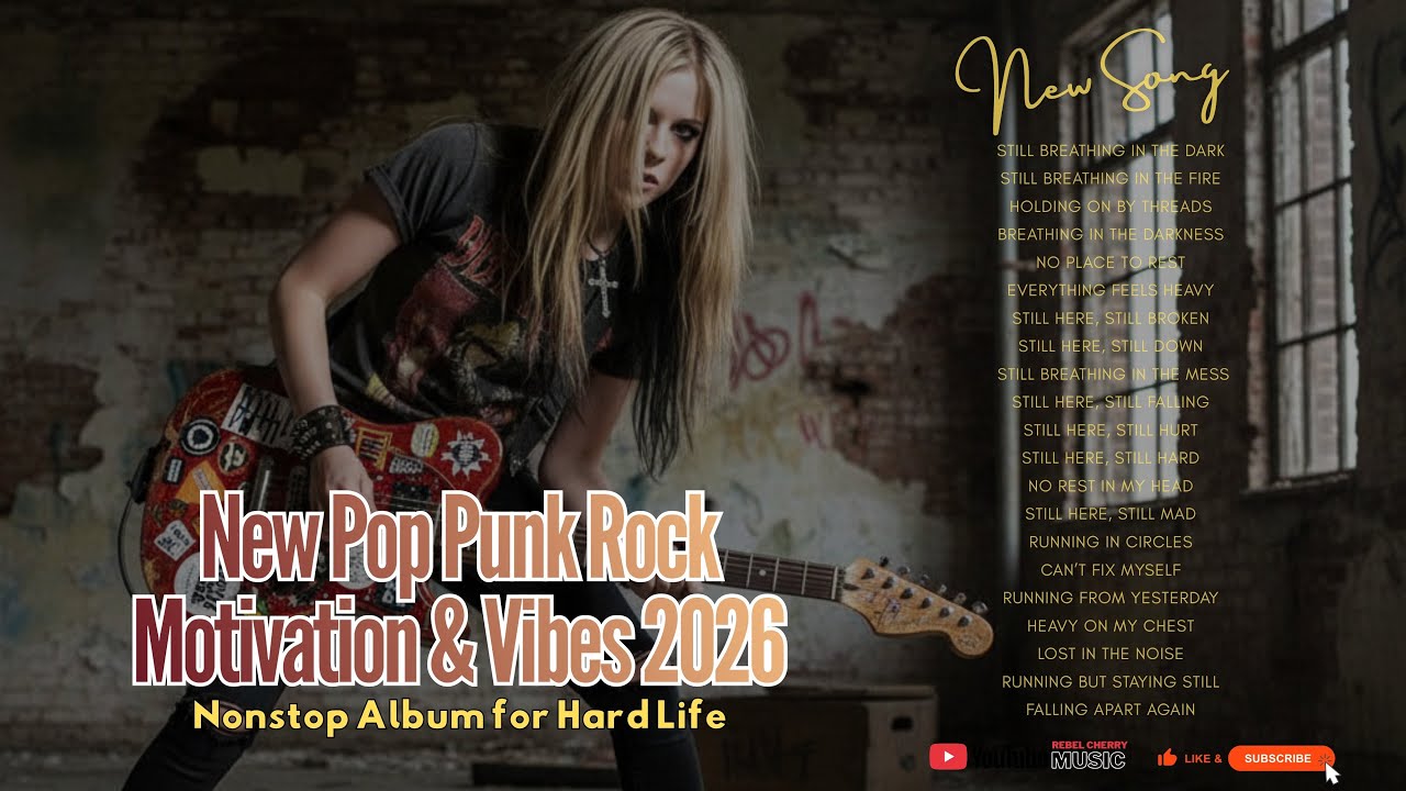 New Pop Punk Rock Motivation & Vibes 2026 🔥 Nonstop Album for Hard Life
