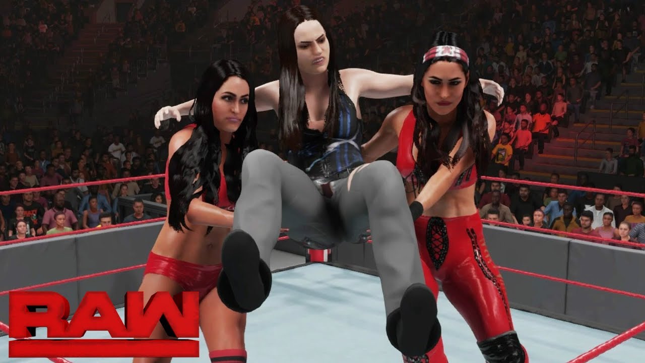 WWE 2K19 RAW ROUND 2 SEMI-FINAL THE BELLA TWINS VS ALEXA BLISS & NIKKI CROSS