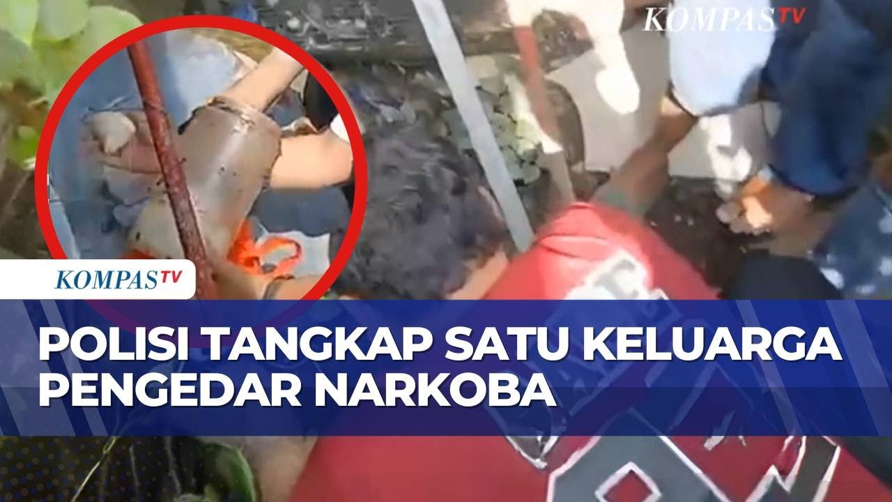 Polisi Tangkap Satu Keluarga Pengedar Narkoba, Sabu Ditimbun di Pekarangan Rumah | SAPA SIANG