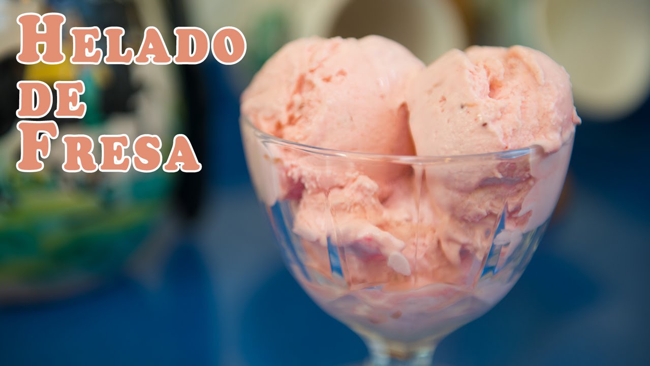 Buenisimo Helado de Fresa sin Maquina Heladora ni Huevos