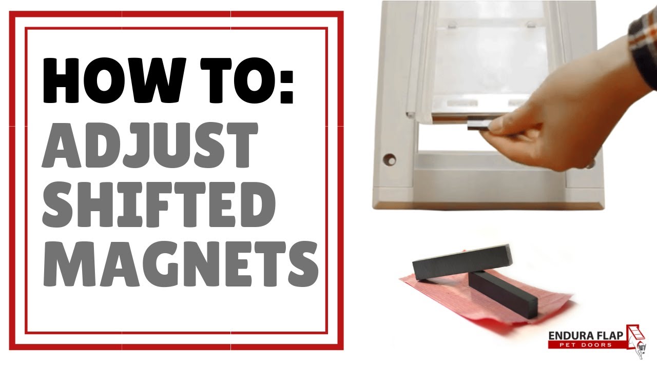 How to Fix Shifted Magnets on the Endura Flap Pet Doors