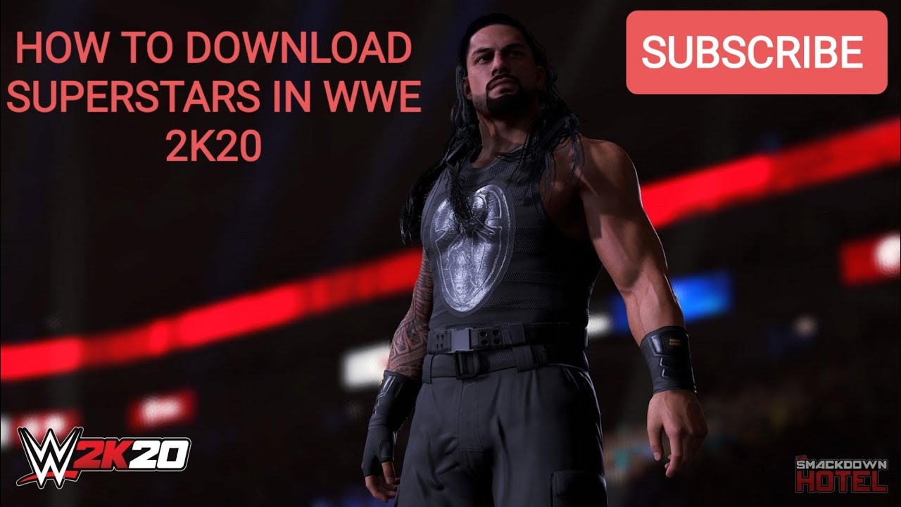 HOW TO DOWNLOAD SUPERSTARS IN WWE 2K20 ( PS4 SLIM )