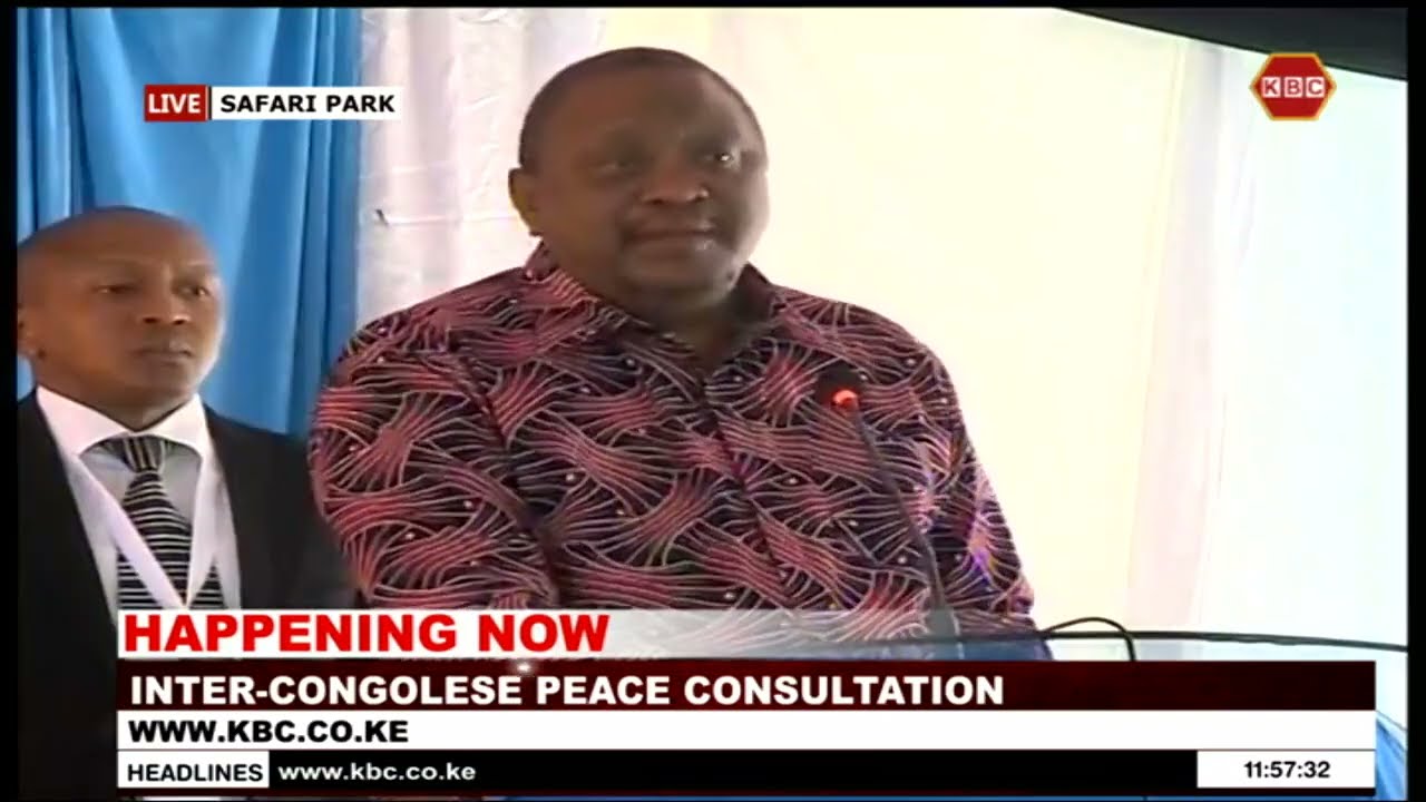 Uhuru Kenyatta Address during the 3rd Inter-Congolese Peace Consultation