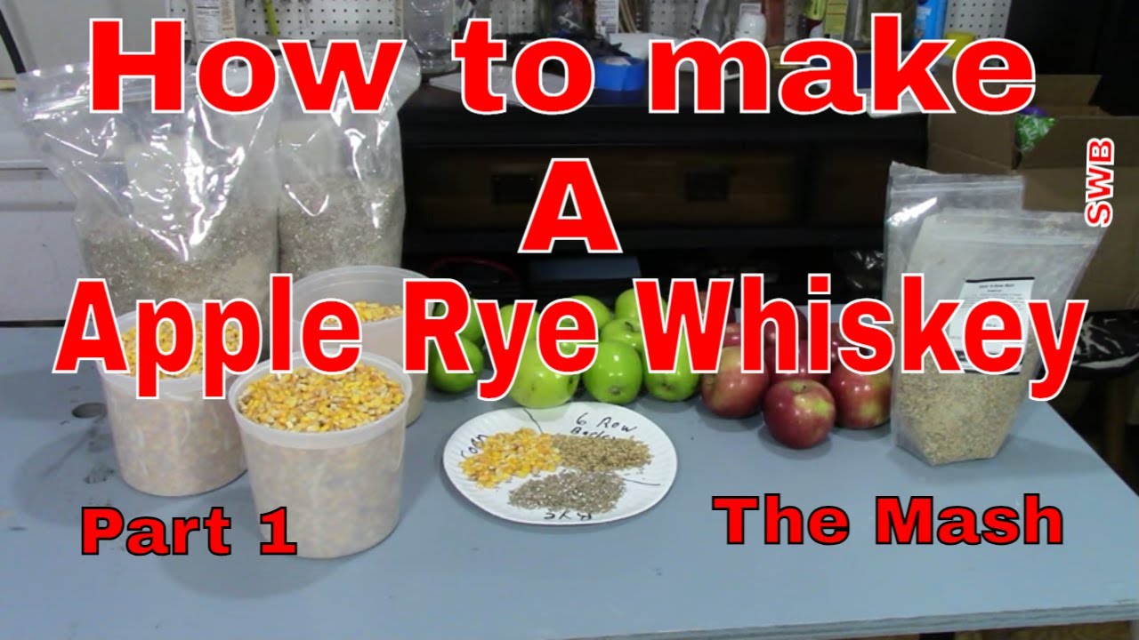 How To Make Apple Rye Whiskey Mash part 1