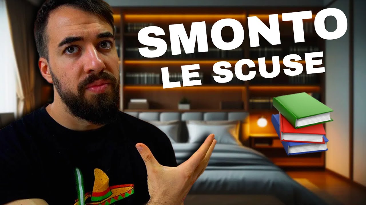 📚 SMONTO le 3 SCUSE più COMUNI per NON LEGGERE (video scomodo)