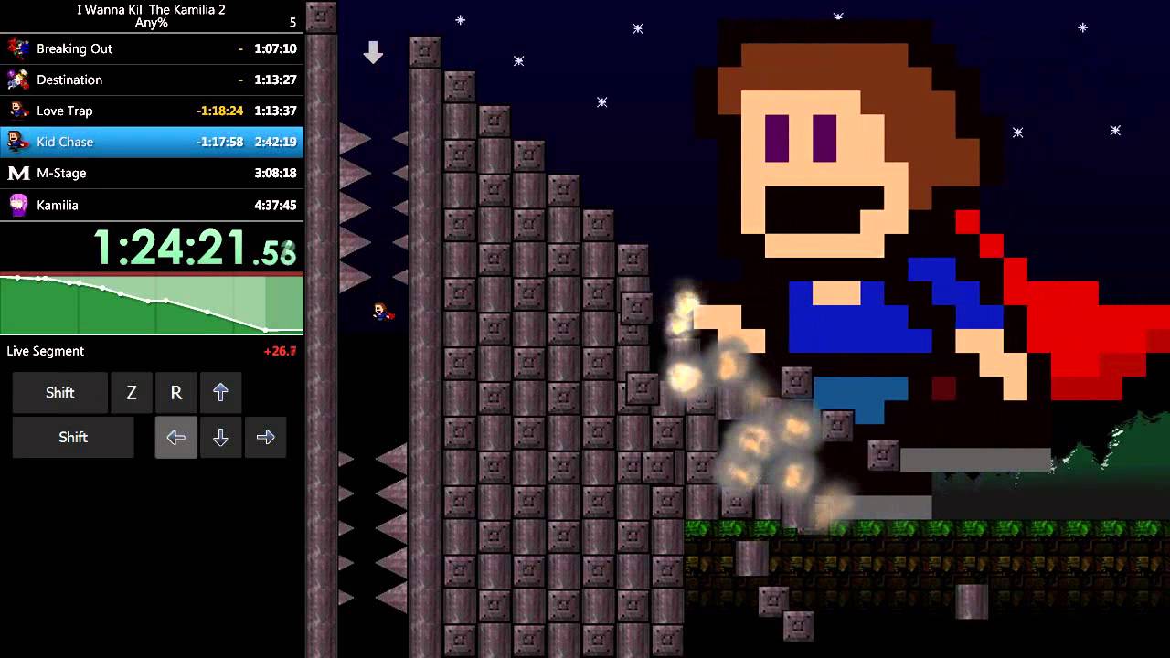 I Wanna Kill The Kamilia 2 - Speedrun in 2:14:28