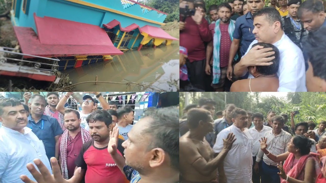 'জল, মুরি, ত্রিপল, বস্তা কিছুই পাইনি.' শুভেন্দু অধিকারীকে দেখেই কেঁদে ফেললেন বানভাসিরা,ভয়ঙ্কর অবস্থা