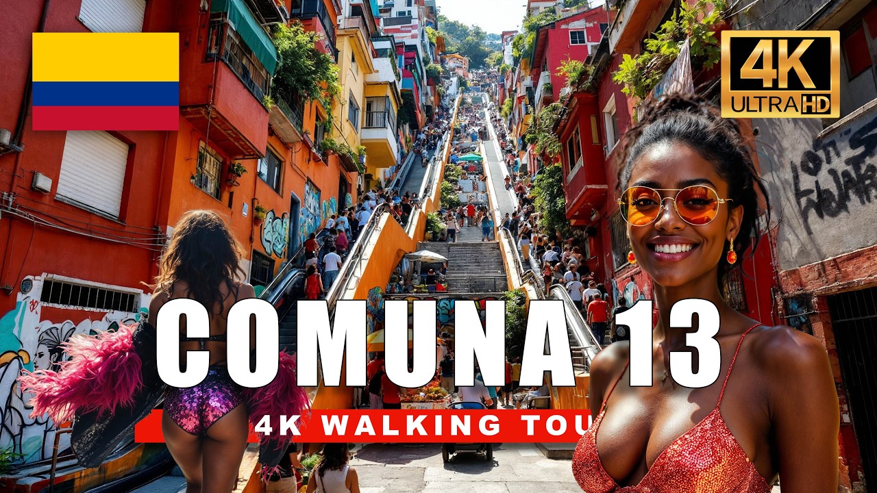 4K Colombia Walking Tour | Medellin's Most Exciting Neighbourhood