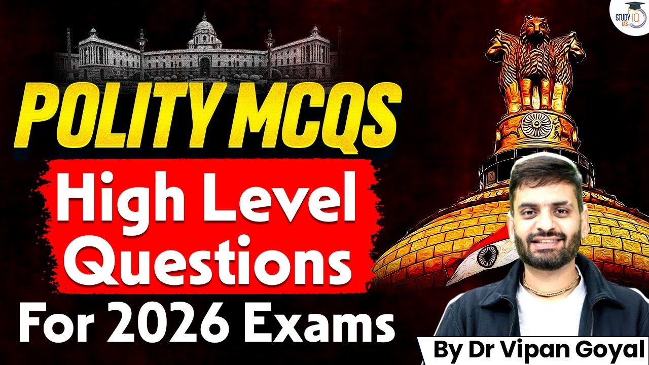 Polity MCQs for 2026 Exams l Polity MCQs MahaMarathon Class by Dr Vipan Goyal l UPSC PCS SSC
