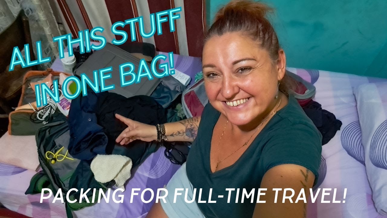 What I Packed for Long-term Travel (Unpacking my Kelty Redwing 44L Backpack)