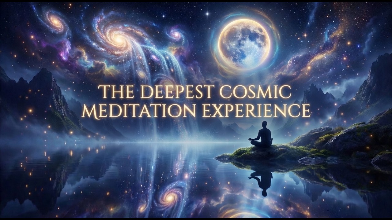 ⚡🌒 THE DEEPEST COSMIC MEDITATION EXPERIENCE | ENTER INFINITE STILLNESS 🌌🪐♾️