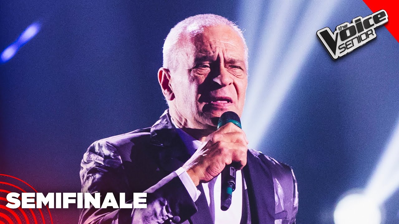 Lasciatevi emozionare con “Guarda Che Luna” cantata da Filippo | The Voice Senior 4 | Semifinale