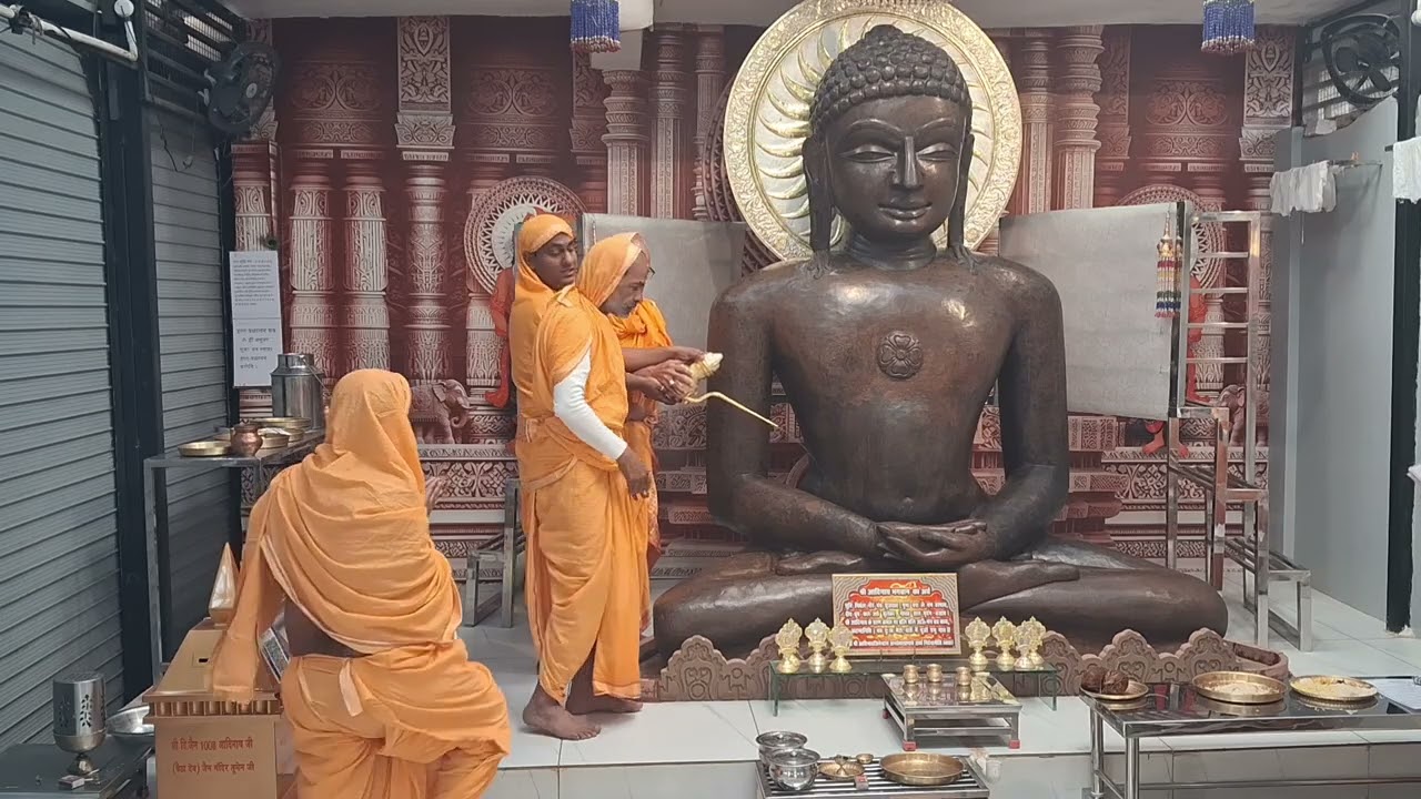 ऋषभधाम, तूमैंन जी वाले बड़े बाबा आदिनाथ (बैठादेव जी) कि शांतिधारा- 27/01/2026