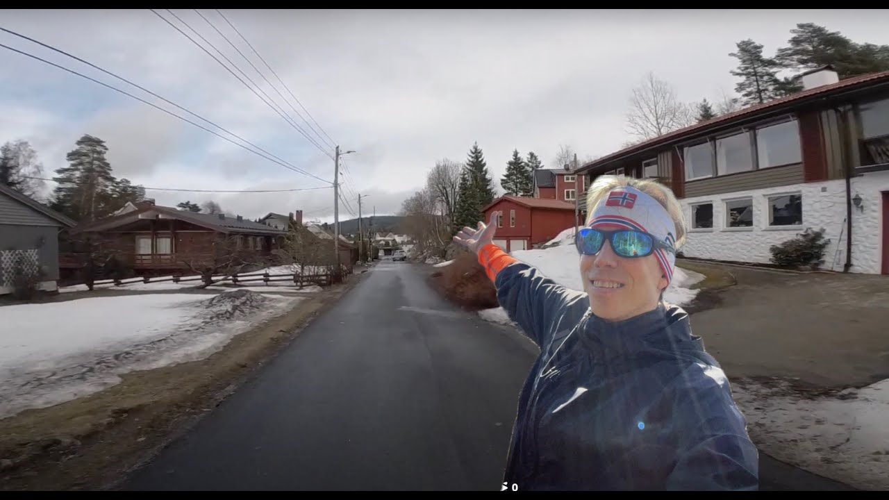 L&oslash;petur p&aring; turveier en v&aring;rdag