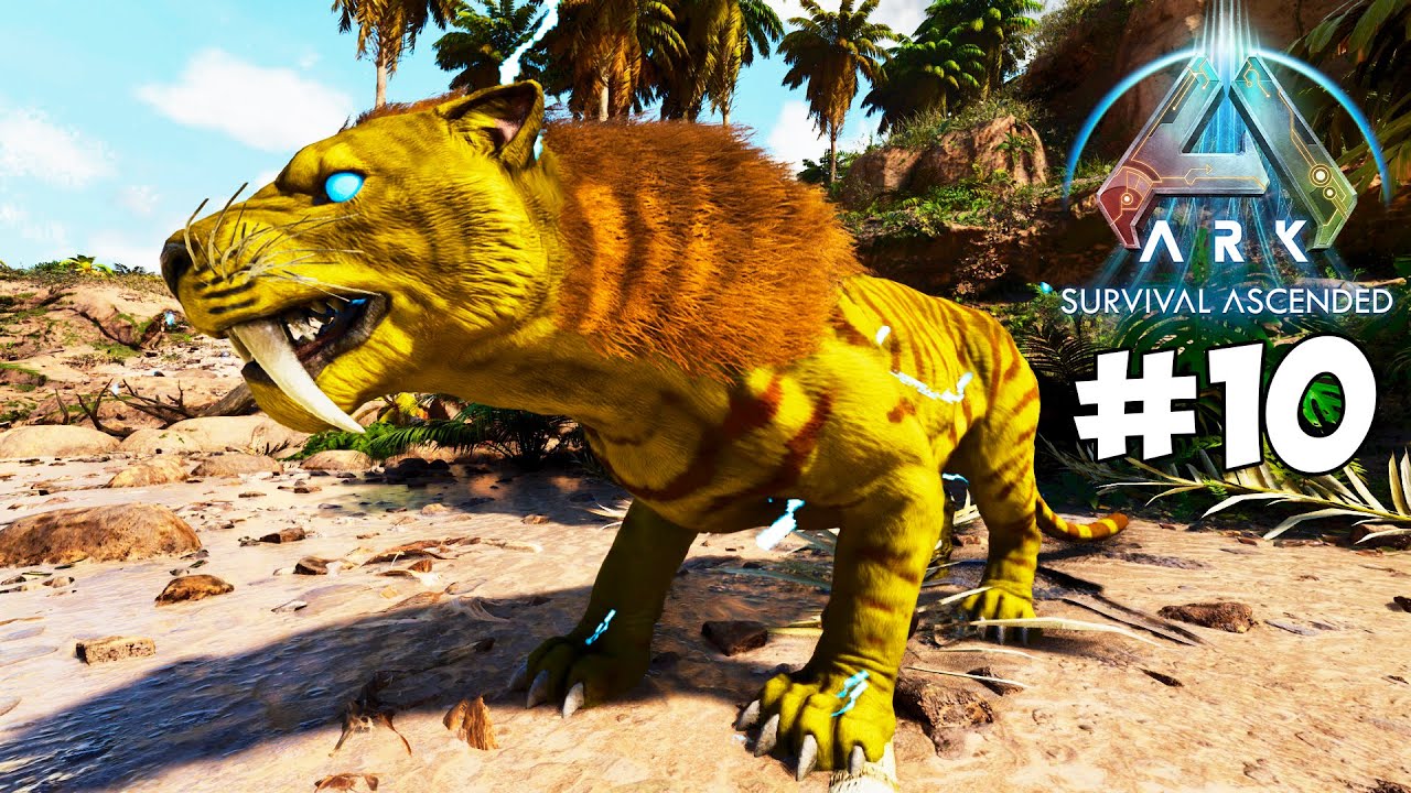 DOMEI UM TIGRE ELETRICO, QUASE DEU RUIM!!  ep.10 - ARK PRIMAL ASCENDED
