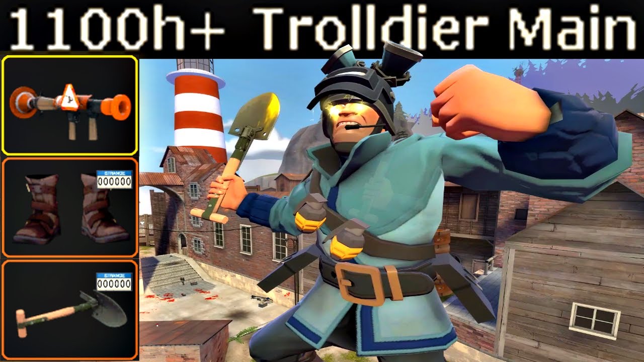 What 1100+ hours of Trolldier experience looks like (TF2 Gameplay)