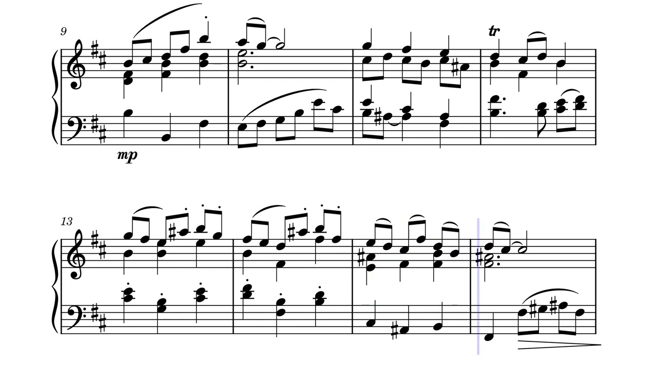 Menuet from J.S. Bach's Orchestral Suite No. 2 in b minor, BWV 1067 - arr. Edward Jarvis
