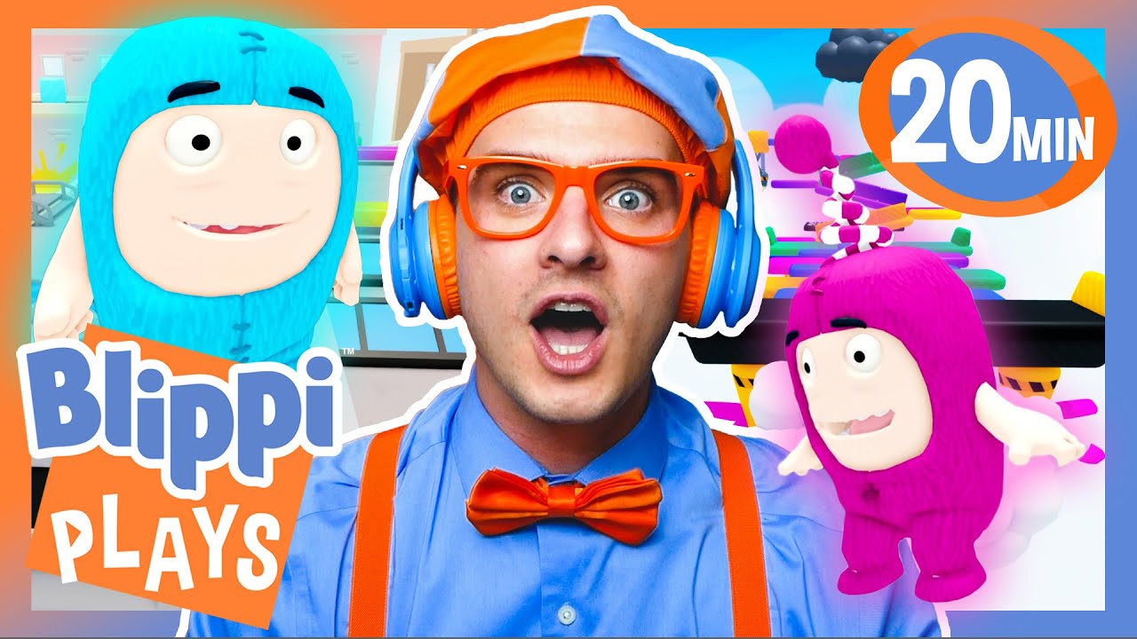 Blippi Takes W's Obby Bods: PART 3! | BEST OF BLIPPI PLAYS | Roblox Gaming Videos for Kids
