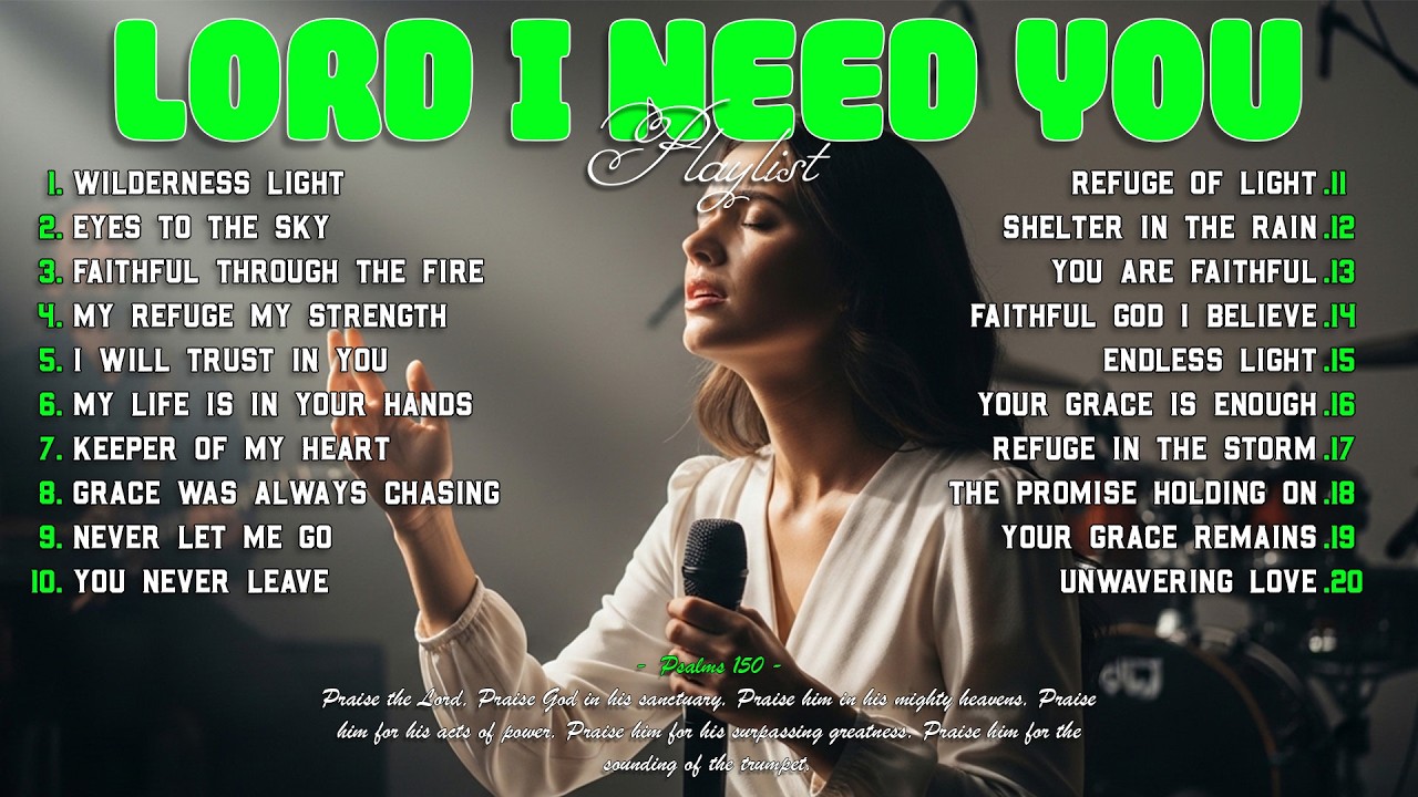 🎵 Lord I need You Morning Worship Playlist | In His Presence || Redeemed Rhythm Labs Worship