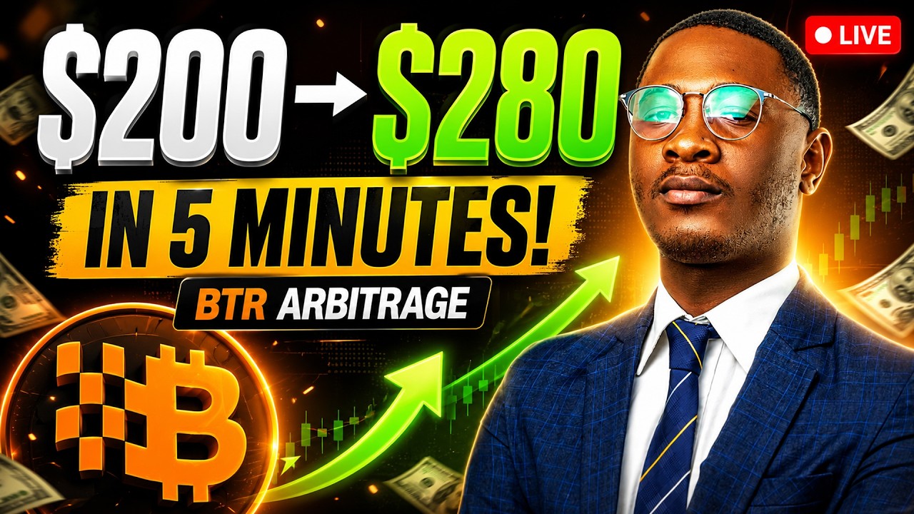 I Turned $200 Into $280 In 5 Minutes | Crypto Arbitrage With Binance & USDT (2026)