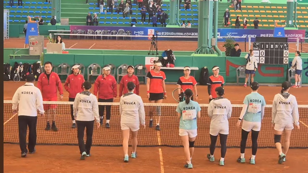 [제9회 아시아선수권_여자단체전_준결승전] "대한민국 vs 중국" / The 9th Mungyeong Asian Soft Tennis "Korea  vs China"