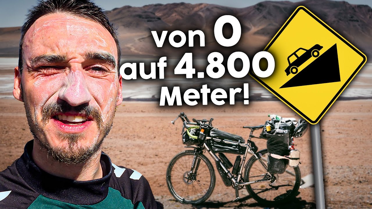 Mit dem Fahrrad durch die trockenste Wüste der Welt 🇨🇱
