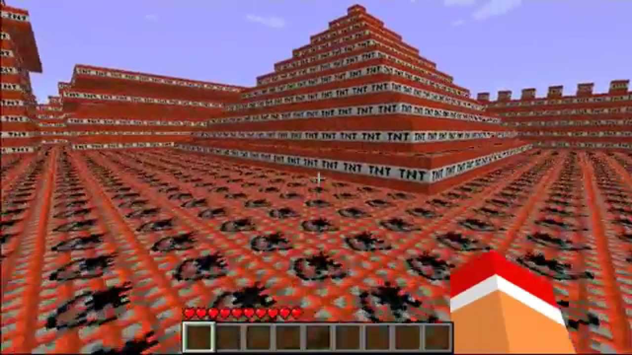 minecraft miasto z tnt