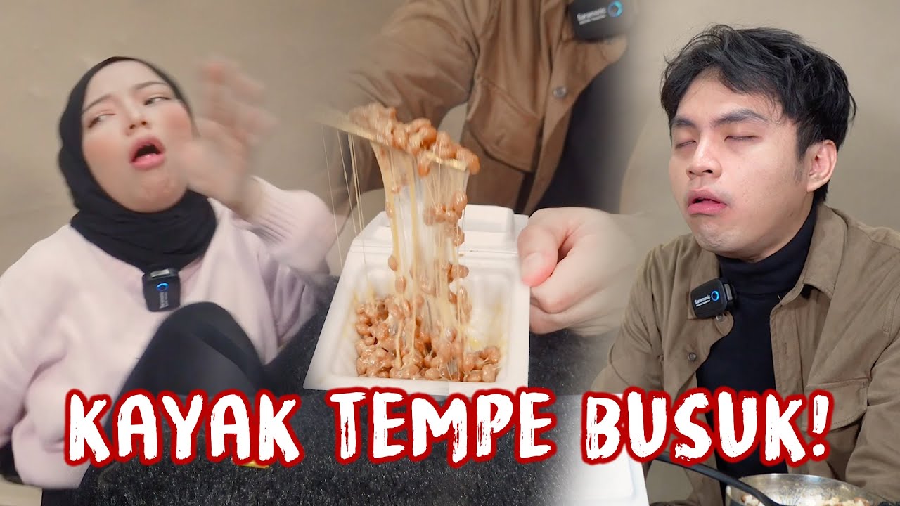 KAPOK! MUKBANG NATTO SAMPE MUNTAH! RASANYA AH... w/ @windyfaj