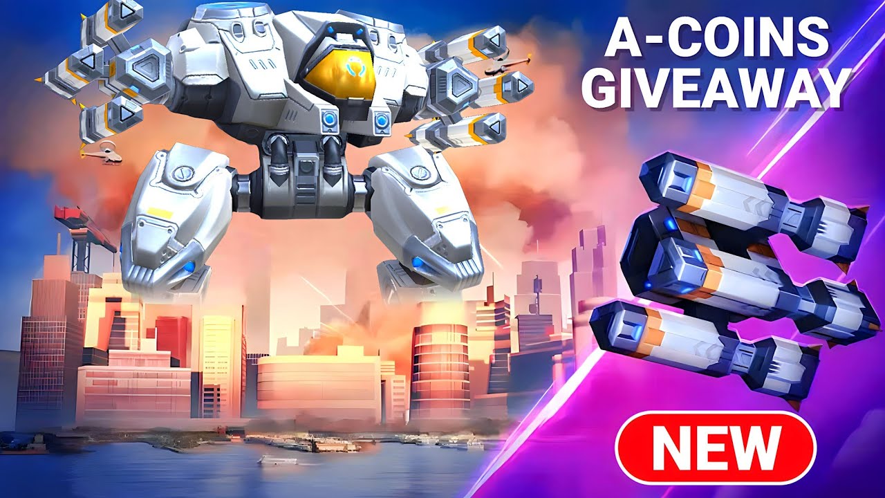 New Weapon Helix Rack 10 with Brickhouse - Mech Arena Acoins Giveaway