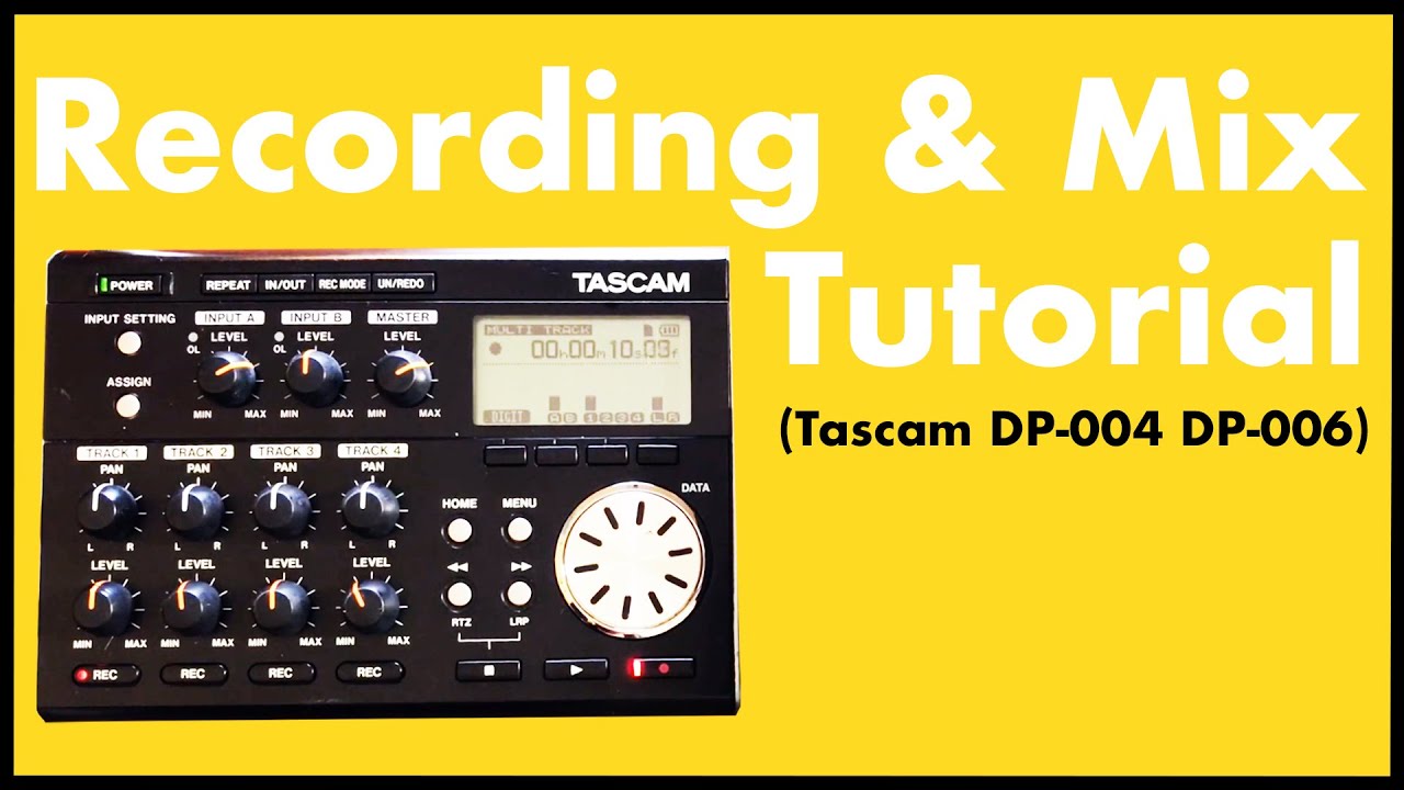 Учебное пособие по цифровой многодорожечной записи и микшированию TASCAM DP-004 DP-006 | 424recor...