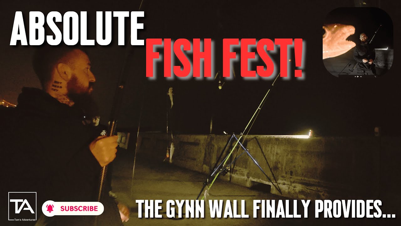 Blackpool’s Fishing Frenzy! Gynn Wall Goes Wild - Whiting & Dogfish|Tom’s Adventures| Sea Fishing UK